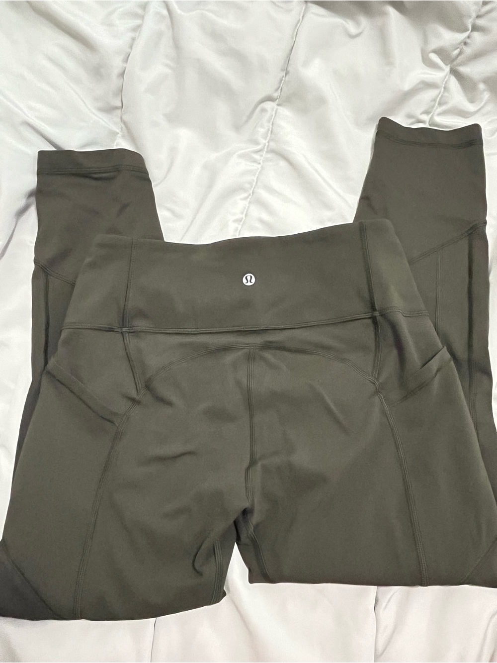 lululemon athletica Olive Green High-Rise Leggings